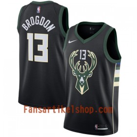 NBA Milwaukee Bucks Trikot Malcolm Brogdon 13 Nike 2017-18 Schwarz Swingman - Herren